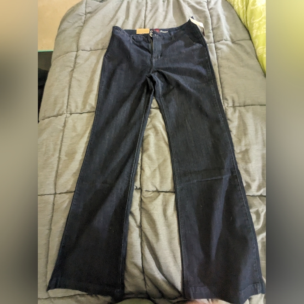 NWT Merona Dark Blue jeans trouser straight 10